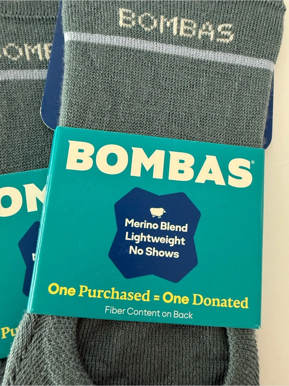 Bombas  Merino Blend Lightweight No Shows